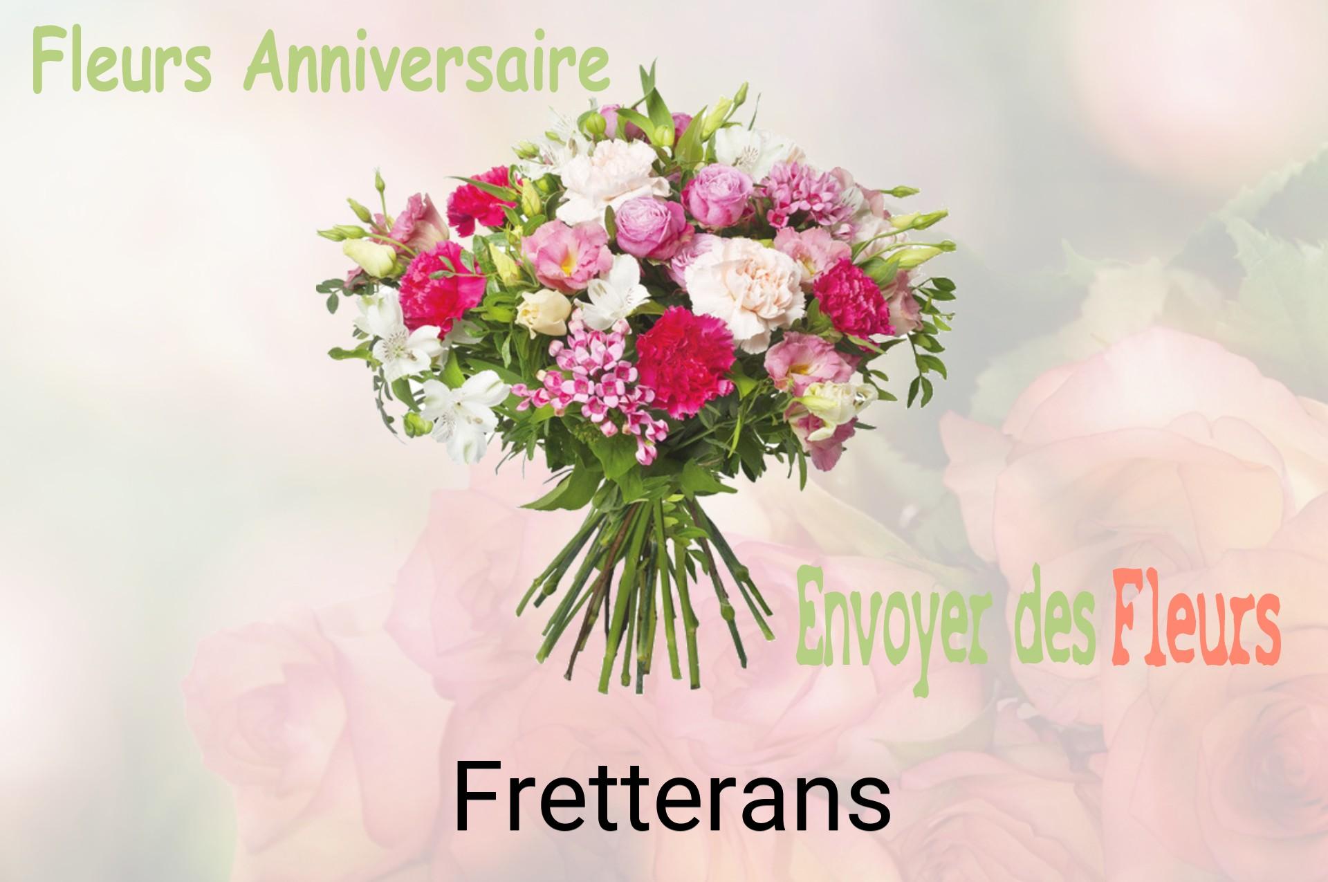 Bouquet de fleurs d’anniversaire livré à Fretterans